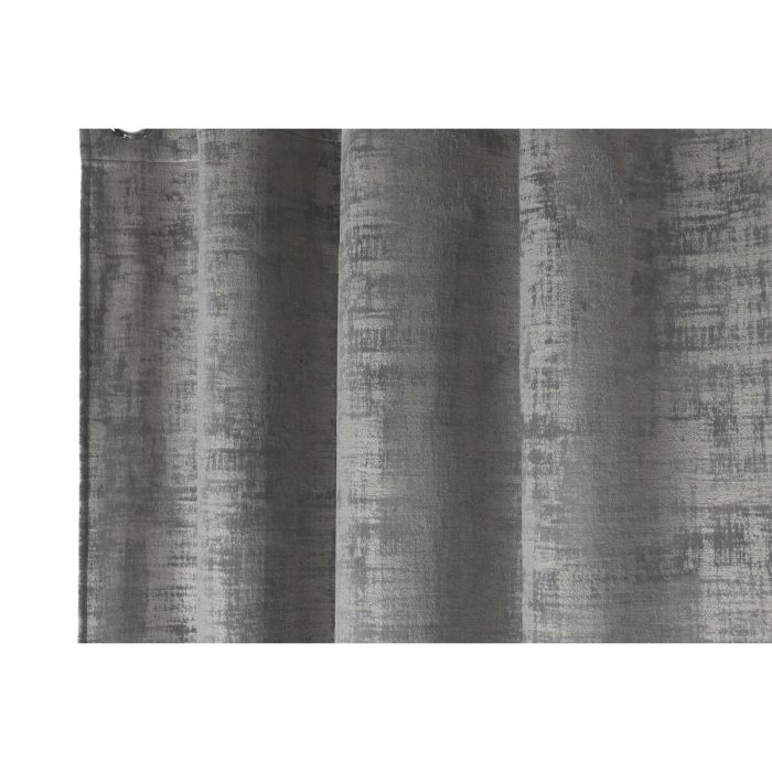 Cortina Urban DKD Home Decor Gris Claro 260 x 140 cm 2