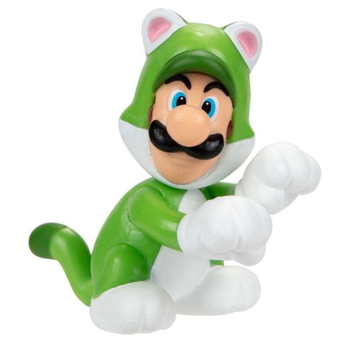 Figura Luigi Felino Super Mario Nintendo 6,5cm 4