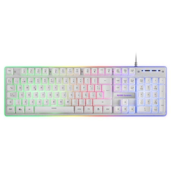 Pack Gaming Mars Gaming MCPX/ Teclado H-MECH + Ratón Óptico + Alfombrilla/ Blanco 1 Pack Gaming Mars Gaming MCPX/ Teclado H-MECH + Ratón Óptico + Alfombrilla/ Blanco 1