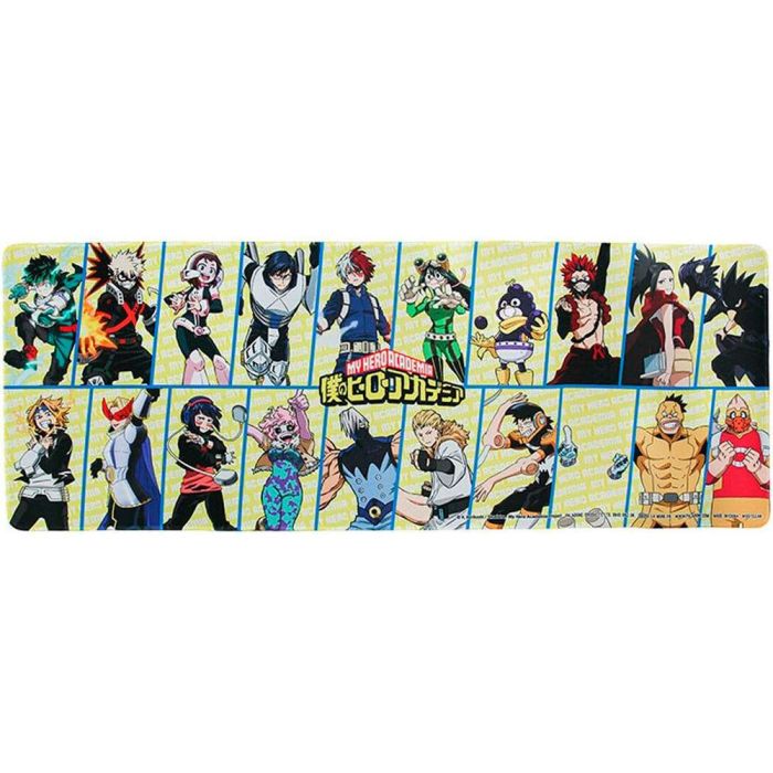 Paladone Alfombrilla de Escritorio My Hero Academia Personajes 30cm x 80cm 2