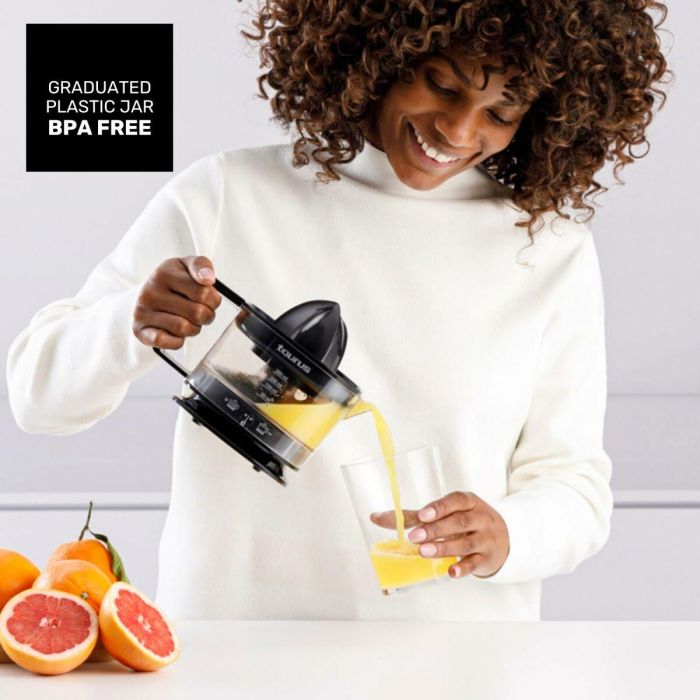 Exprimidor Eléctrico Taurus TC350 NERO 25 W Negro 350 ml 3 Exprimidor Eléctrico Taurus TC350 NERO 25 W Negro 350 ml 3