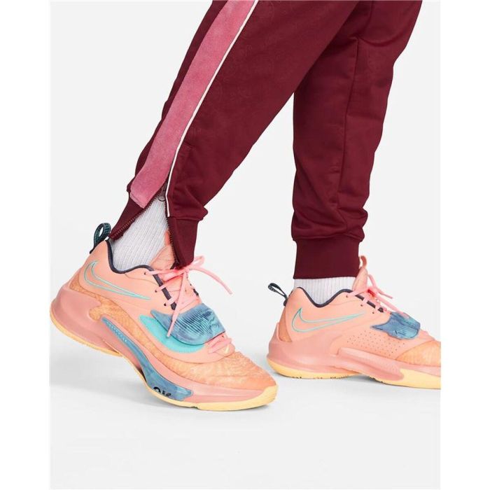 Pantalón Largo Deportivo Nike Giannis Marrón Hombre 4