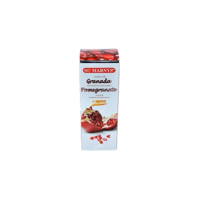 MARNYS Zumo de Granada y Agave 500ml - Antioxidante natural para disminuir el envejecimiento prematuro