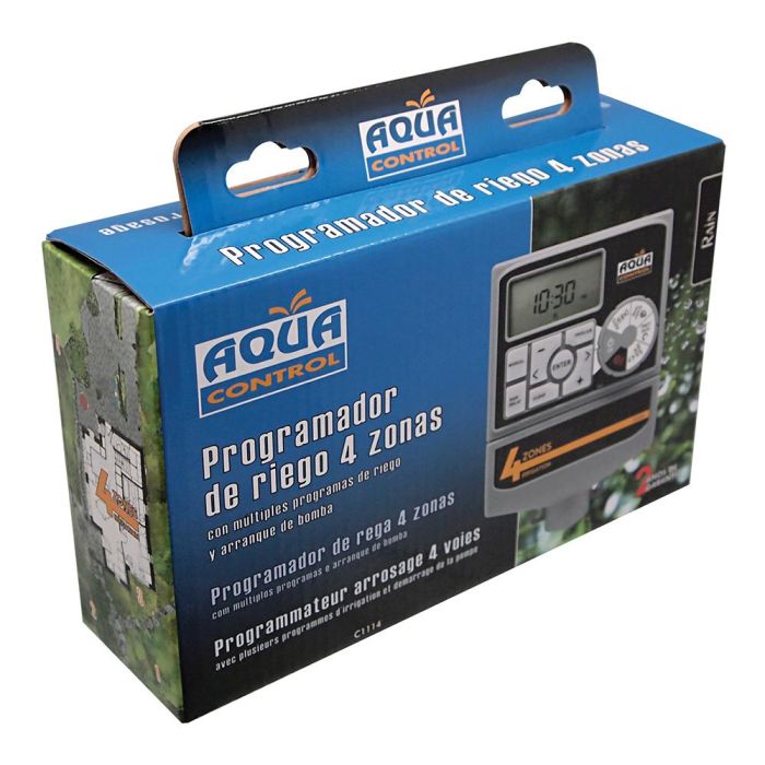 Aqua Control Programador de Riego para 4 Zonas Access 4 3