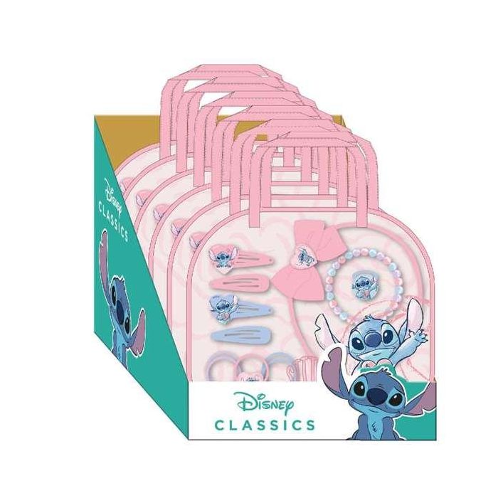 Cerdá Set de Belleza y Accesorios Disney Stitch para Niñas +5 Años, con Display Expositor Original y Color Rosa - 20.9x28.5x1.8 cm Cerdá Set de Belleza y Accesorios Disney Stitch para Niñas +5 Años, con Display Expositor Original y Color Rosa - 20.9x28.5x1.8 cm