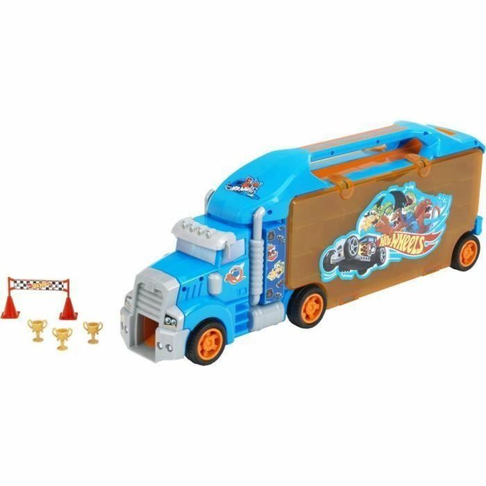 Hot Wheels Klein Camión Transportador Vehículos Juguete Grande KLE2474 con Accesorios (3+ Años) 5
