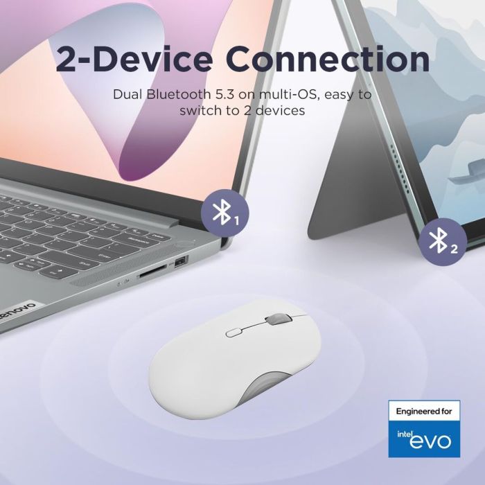 Ratón Lenovo GY51S61907 Gris 2400 dpi 9