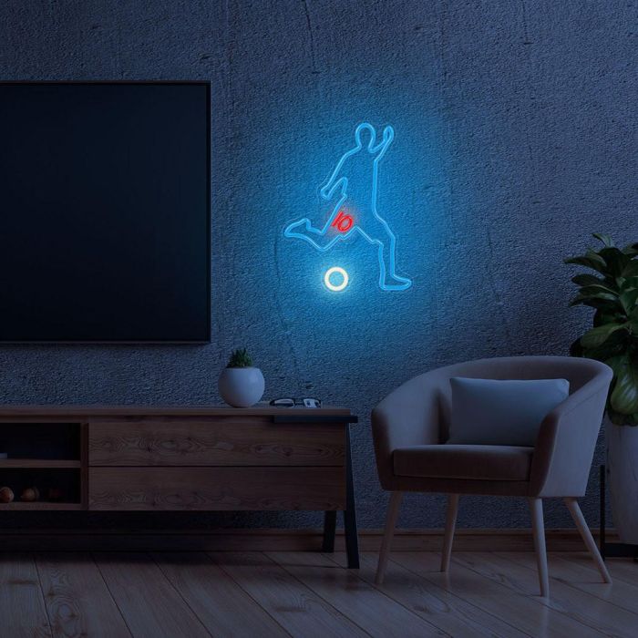 Lampara Forever Neon Plexi Led Footballer 8 Lampara Forever Neon Plexi Led Footballer 8