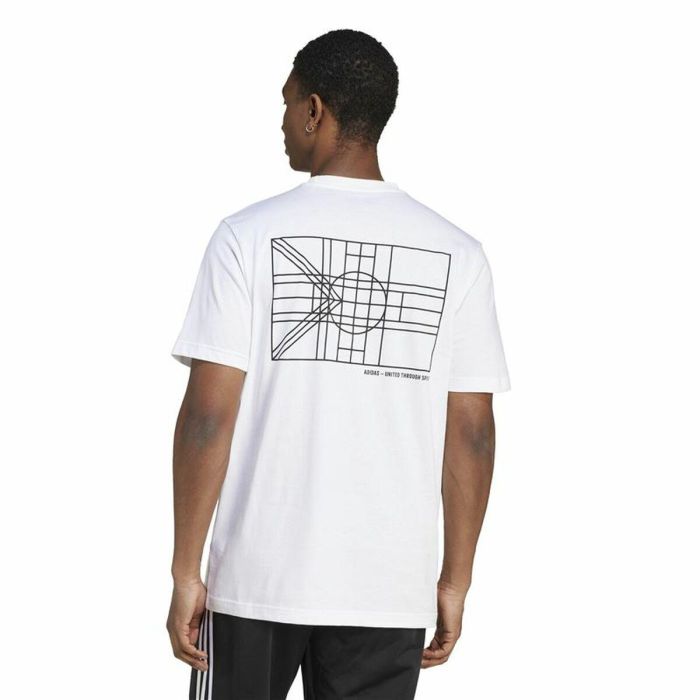 Camiseta de Manga Corta Hombre Adidas House Of Tiro Nations Graphic Blanco 3