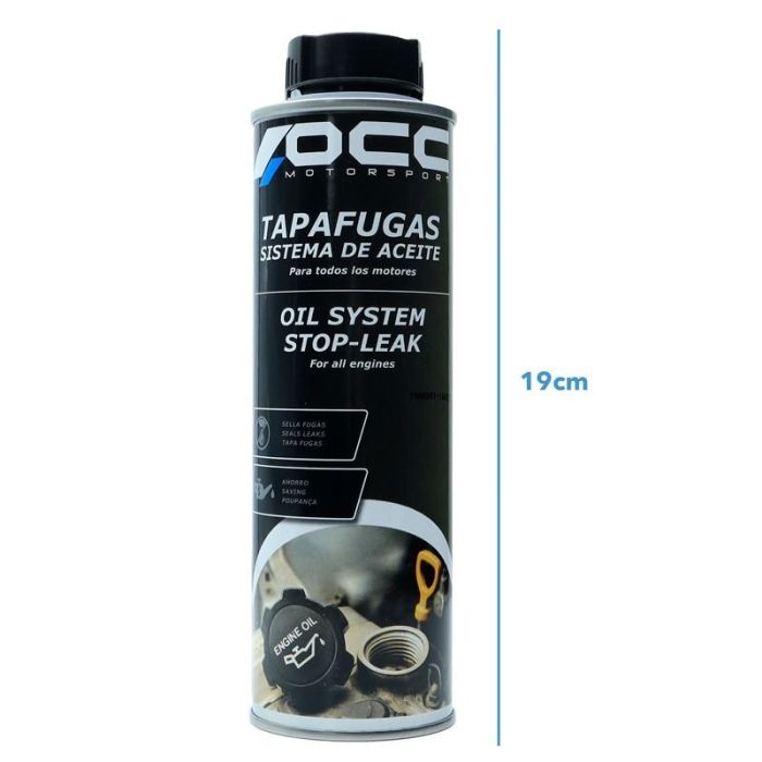 Occ Motorsport Aditivo Tapafugas Sistema Aceite 250 mL OCC49007 - Detiene fugas, reduce consumo, limpia motor 2 Occ Motorsport Aditivo Tapafugas Sistema Aceite 250 mL OCC49007 - Detiene fugas, reduce consumo, limpia motor 2