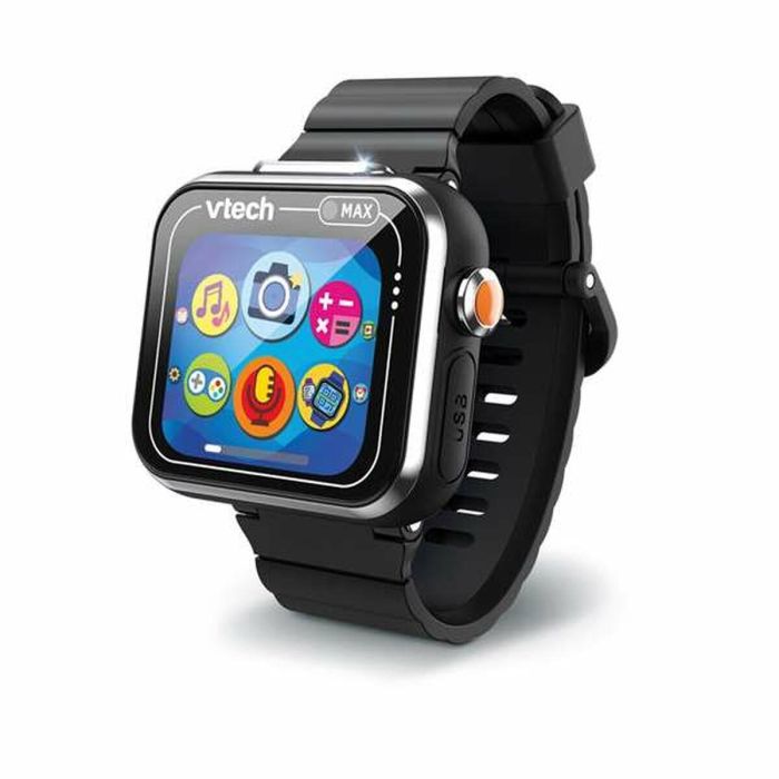 Reloj interactivo kidizoom smartwatch max color negro pantalla tactil.fotos,selfies,videos,grabadora,juegos.. 256 mb. 2