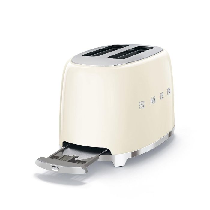 Smeg TSF01CREU Tostadora de 2 Ranuras Estilo Años 50 Color Crema 3 Smeg TSF01CREU Tostadora de 2 Ranuras Estilo Años 50 Color Crema 3