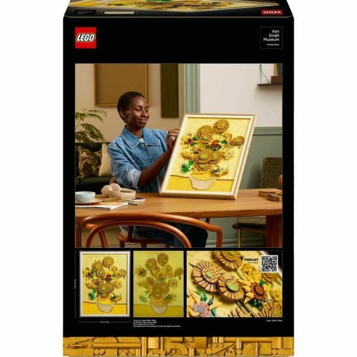 LEGO Art 31215 Set de Construcción Vincent van Gogh Girasoles para Adultos - Arte Mural 9