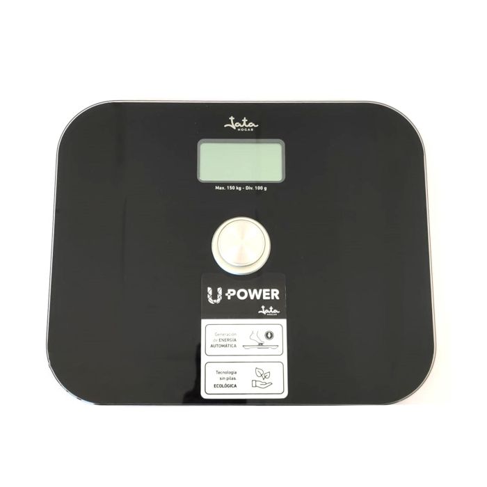 Jata Ecological Scale No Battery Upower Black HBAS1499 2