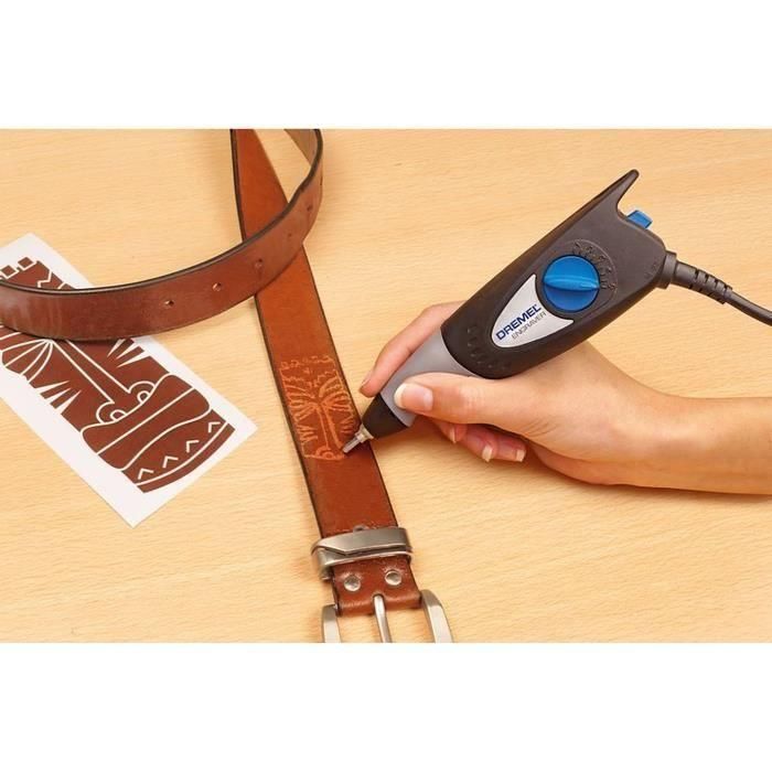 Dremel Grabador Herramienta de Precisión con Control de Profundidad Variable para Metales, Vidrio, Madera, Plástico y Cerámica - Kit con Plantillas 3 Dremel Grabador Herramienta de Precisión con Control de Profundidad Variable para Metales, Vidrio, Madera, Plástico y Cerámica - Kit con Plantillas 3