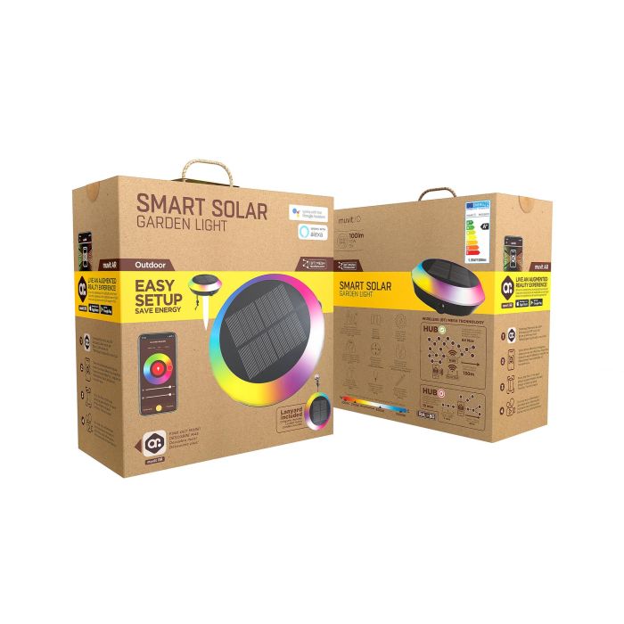 Muvit Io Wireless Lámpara Solar Inteligente Bluetooth RGB+CCT con WiFi y Alexa 7 Muvit Io Wireless Lámpara Solar Inteligente Bluetooth RGB+CCT con WiFi y Alexa 7