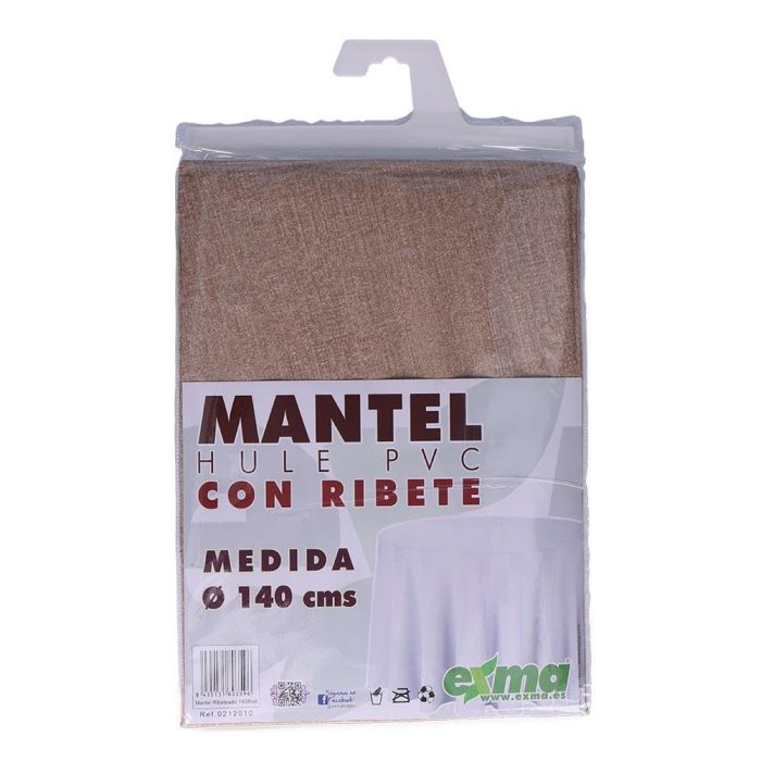 Mantel de hule ribeteado redondo colores surtidos ø140cm exma 6