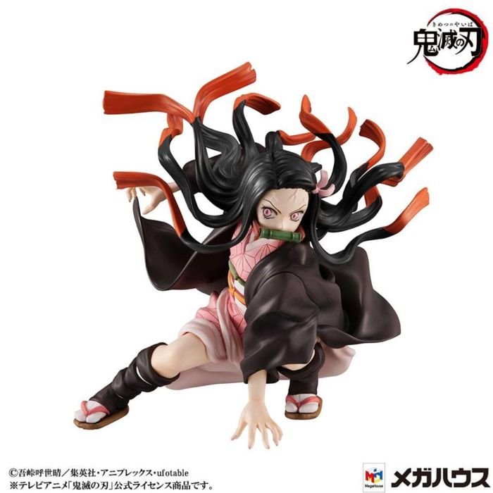 Megahouse Figura Serie G.E.M. Demon Slayer - Hermanos Kamado de Kimetsu no Yaiba, PVC Pintado a Mano, 17cm y 13cm 2 Megahouse Figura Serie G.E.M. Demon Slayer - Hermanos Kamado de Kimetsu no Yaiba, PVC Pintado a Mano, 17cm y 13cm 2