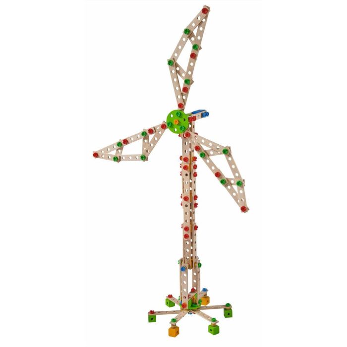 Eichhorn Juego de Construcción 8 en 1: Conjunto de 300 piezas para crear Turbina Eólica, Grúa, Aviones y más vehículos 10 Eichhorn Juego de Construcción 8 en 1: Conjunto de 300 piezas para crear Turbina Eólica, Grúa, Aviones y más vehículos 10