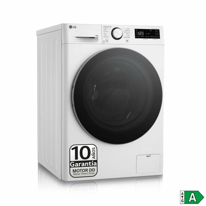 Lavadora LG F4WR6010A1W 60 cm 1400 rpm 10 kg 5