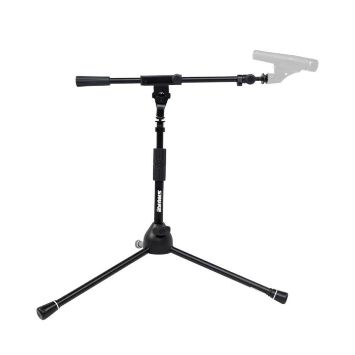 Soporte De Micrófono Compacto De Perfil Bajo Con Base Trípode Y Altur Regulable