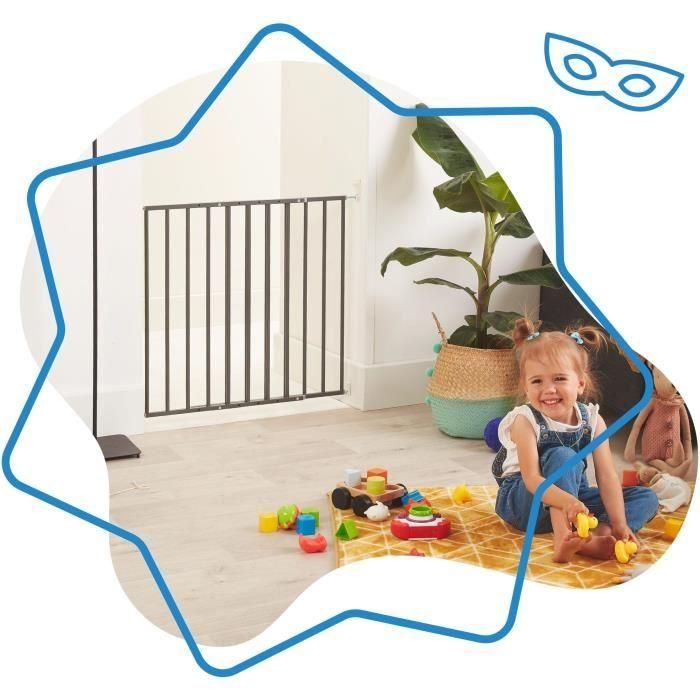 Puerta de seguridad Badabulle Safe & Protect XL (60-107 cm) 1 Puerta de seguridad Badabulle Safe & Protect XL (60-107 cm) 1