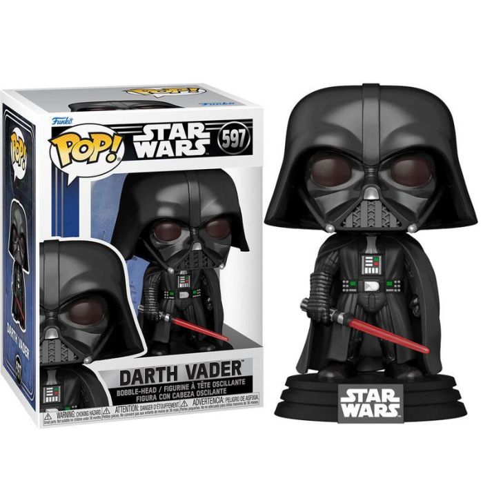 Funko Pop! Darth Vader Star Wars Figura de Vinilo 9cm con Caja Original 1 Funko Pop! Darth Vader Star Wars Figura de Vinilo 9cm con Caja Original 1