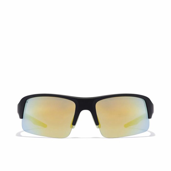 Hawkers Gafas de Sol BAT Unisex Deportivas Montura Nylon Filtro UV400 Negro Amarillo 6