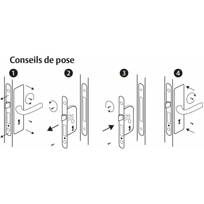Yale Y60R-A40/N Cerradura de embutir con agujero para cilindro, Eje 40mm, Caja 148mm, Negra, para Puerta de entrada y locales sensibles 4