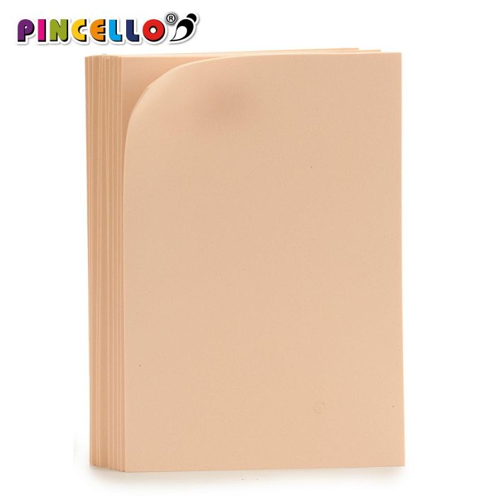 Juego 10 Láminas Goma Eva Carne 45x65 cm - Pincello (12 Unidades) 2 Juego 10 Láminas Goma Eva Carne 45x65 cm - Pincello (12 Unidades) 2