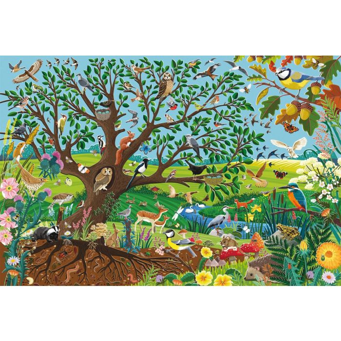 Schmidt Spiele Puzzle Animales en el jardín 60 Piezas AABRK21453 para Niños a Partir de 5 Años