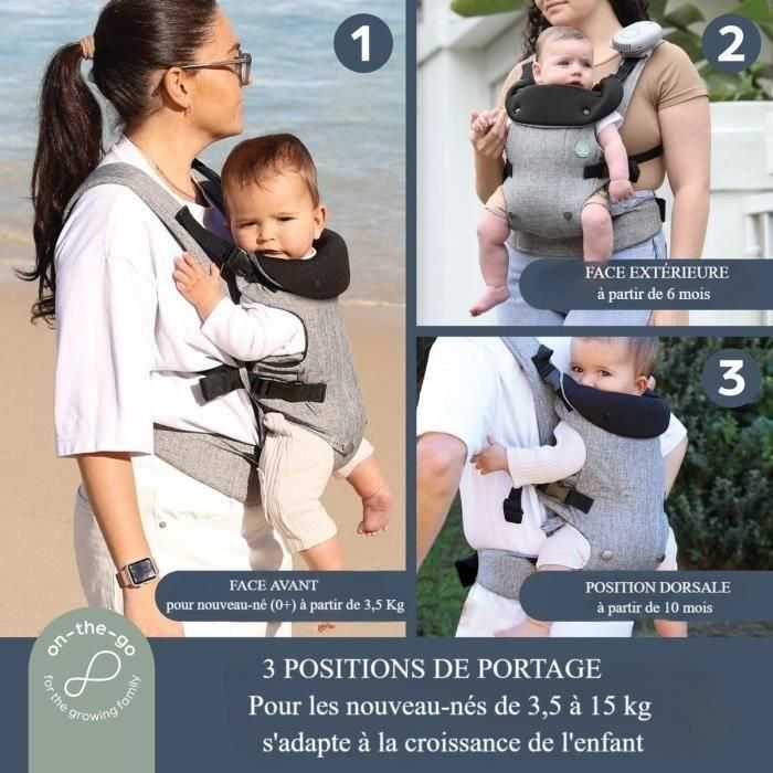 Dreambaby AAAAT52859 Portabebés regulable 3-1 Journey, cómodo, versátil, desde recién nacidos hasta 15 kg 1 Dreambaby AAAAT52859 Portabebés regulable 3-1 Journey, cómodo, versátil, desde recién nacidos hasta 15 kg 1