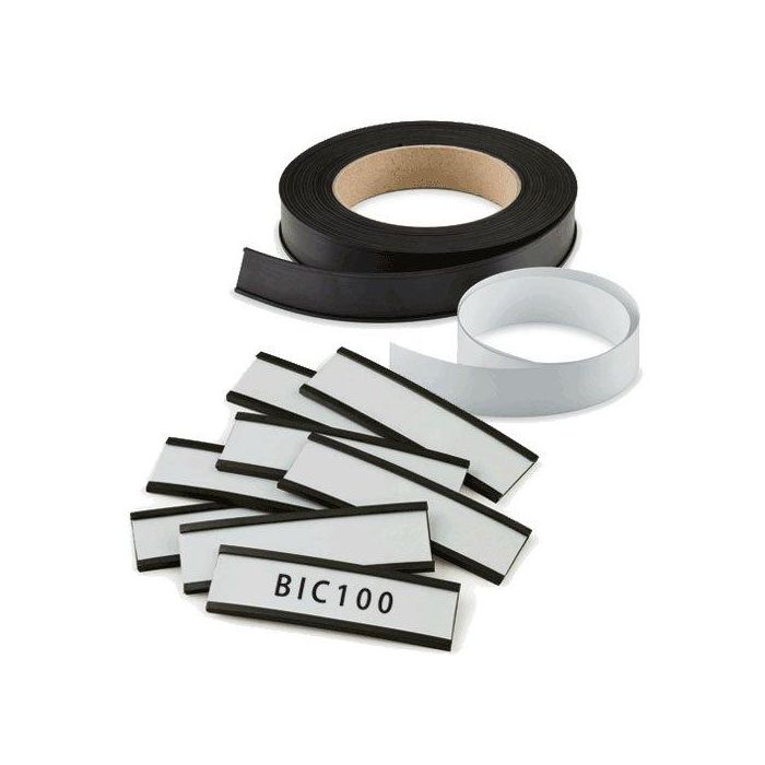 Portaetiquetas Magnetico Faibo 25 Mm 10 Tiras