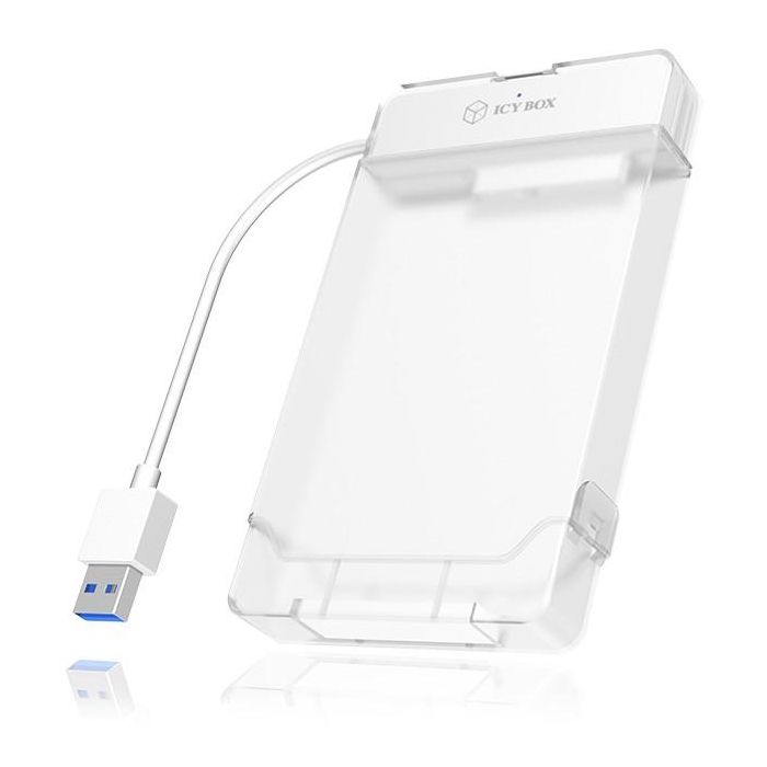ICY BOX IB-AC703-U3 USB-A 3.0 Adapter für 2.5" SATA HDD/SSD mit Kunststoffhülle 0 ICY BOX IB-AC703-U3 USB-A 3.0 Adapter für 2.5" SATA HDD/SSD mit Kunststoffhülle 0