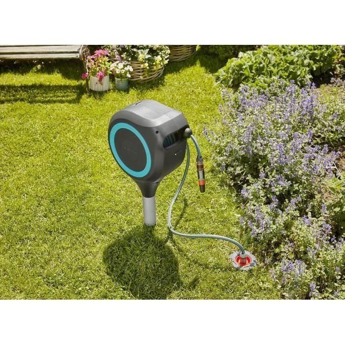 Dispensador automático de picos GARDENA RollUp S 15 m raya azul 2 Dispensador automático de picos GARDENA RollUp S 15 m raya azul 2