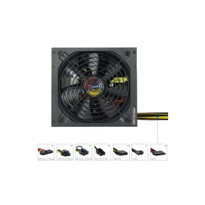 TooQ TQAPOLO-750SP unidad de fuente de alimentación 750 W 20+4 pin ATX ATX Negro 2 TooQ TQAPOLO-750SP unidad de fuente de alimentación 750 W 20+4 pin ATX ATX Negro 2