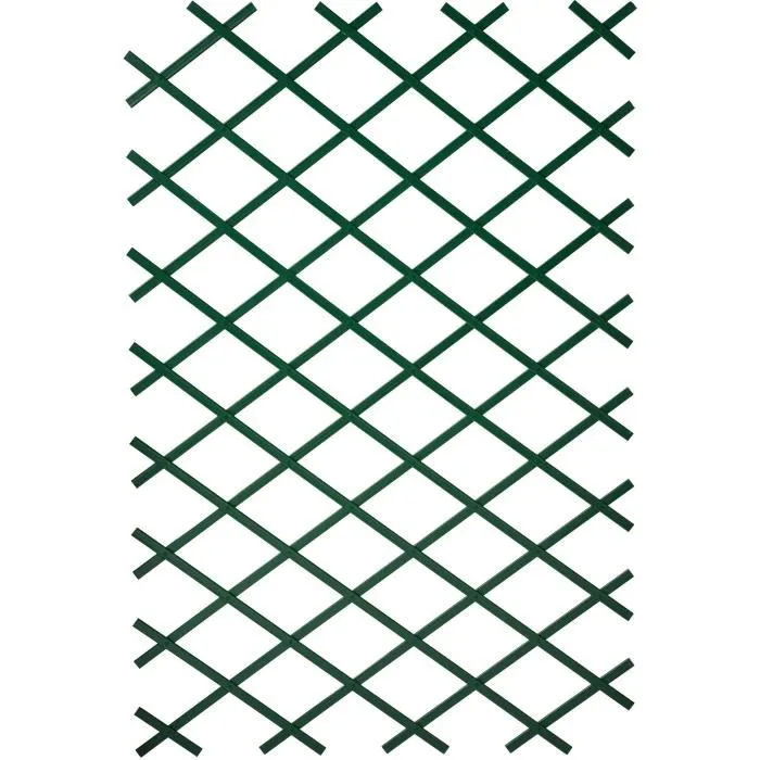 Nature Malla Plástico Elástica Verde 50x150cm - Enrejado Extensible para Decoración y Plantas Trepadoras con Fijación Incluida 2
