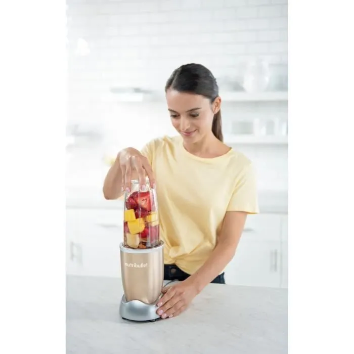 Nutribullet NB907CP Licuadora, 900 W, 0,9 L, Color Cobre 3