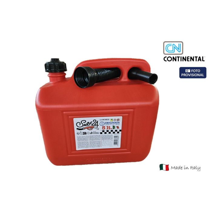 Tanque de Gasolina Self 5L con Embudo - Continental (4 Unidades) Tanque de Gasolina Self 5L con Embudo - Continental (4 Unidades)