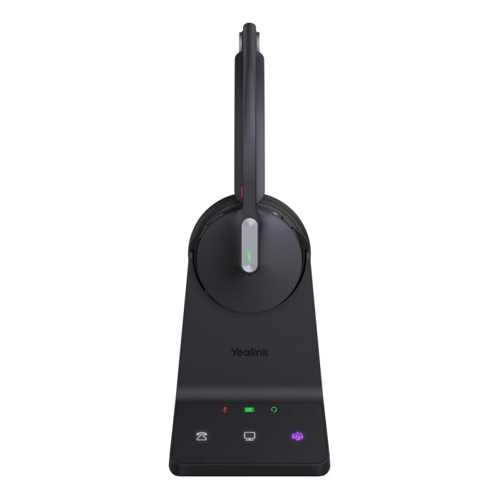 Yealink WH64 Mono Auricular DECT y Bluetooth, con 3 Micrófonos MEMS, USB-C, Diadema para Comunicaciones Empresariales y UC