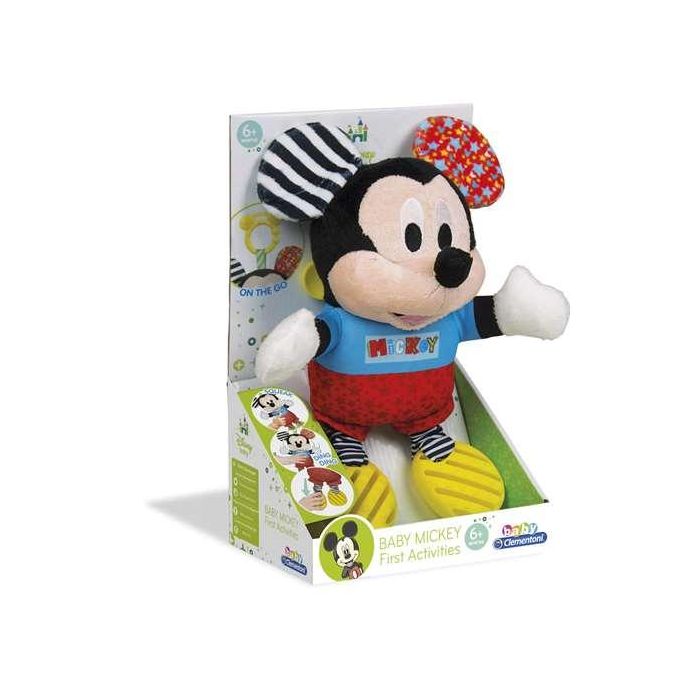 Clementoni Sonajero Mickey Peluche Texturas Con Mordedor 18x28x11 cm 8