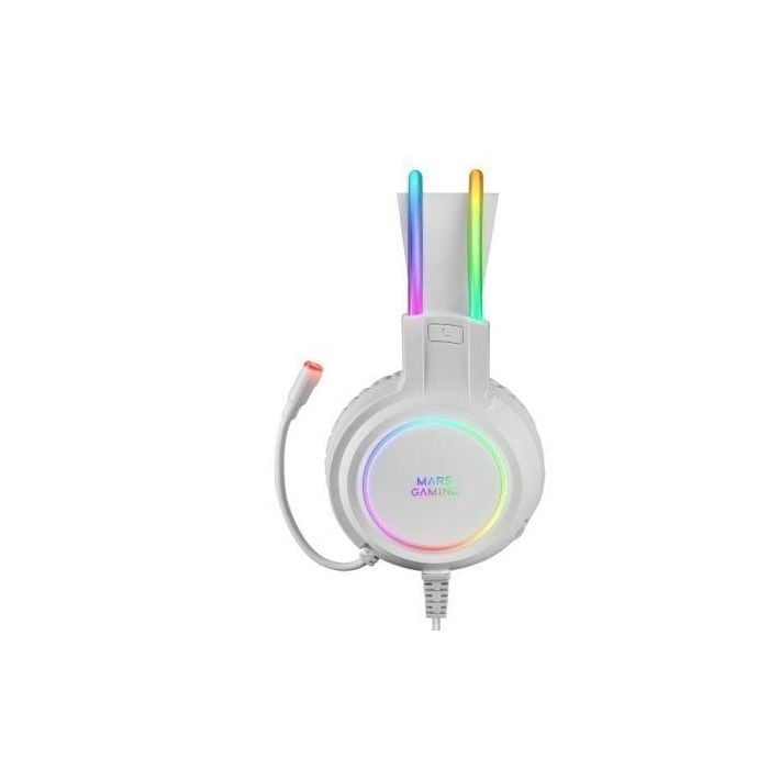 Auriculares Gaming con Micrófono Mars Gaming MHRGB/ Jack 3.5/ Blancos 1 Auriculares Gaming con Micrófono Mars Gaming MHRGB/ Jack 3.5/ Blancos 1
