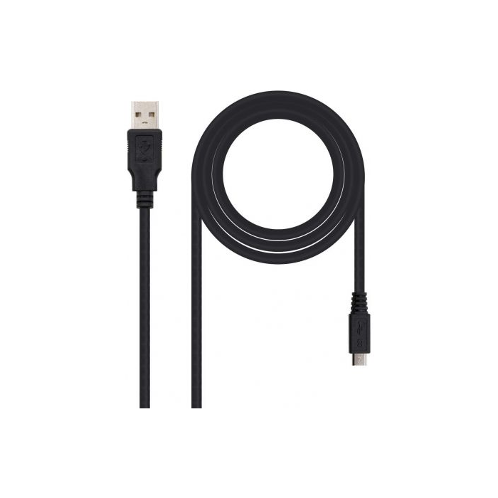 Nanocable 10.01.0503, Cable USB 2.0 Tipo A Macho a Micro USB Tipo B Macho, 3m Negro 1 Nanocable 10.01.0503, Cable USB 2.0 Tipo A Macho a Micro USB Tipo B Macho, 3m Negro 1