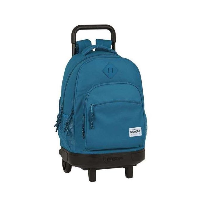 Cartera Escolar Safta Con Carro Blackfit8 -'Egeo-' Mochila Grande C- Ruedas Compact Extraible Cartera Escolar Safta Con Carro Blackfit8 -'Egeo-' Mochila Grande C- Ruedas Compact Extraible