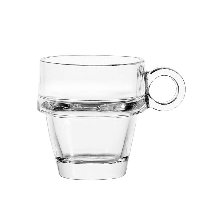 La Mediterranea Set 3 Tazas Cafe 90Ml Colección Tower Medidas 8.4x6x6 cm (24 Cajas)