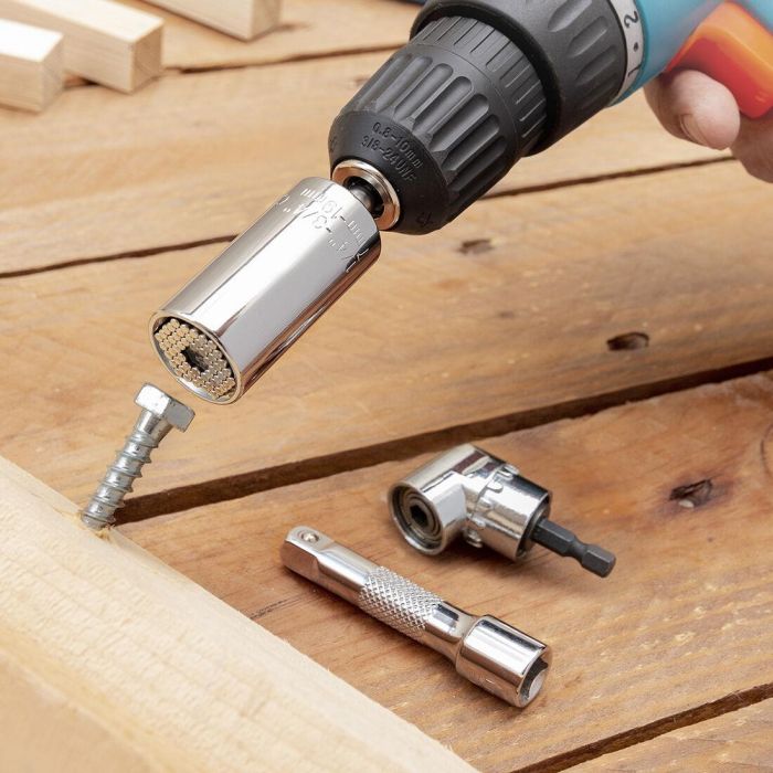 Llave de Vaso Universal con Accesorios Uniscrew InnovaGoods 0 Llave de Vaso Universal con Accesorios Uniscrew InnovaGoods 0