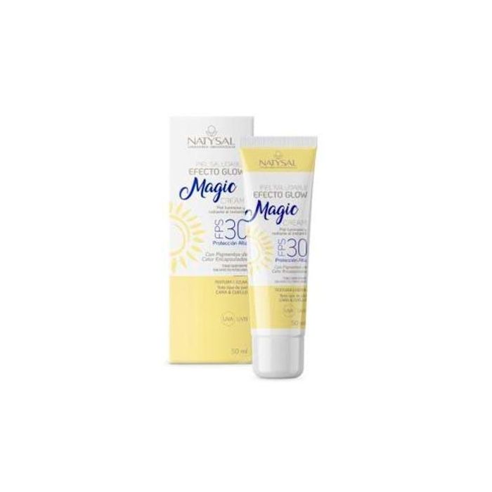NATYSAL Magic Cream FPS 30 crema facial antiedad con protección solar 50 ml efecto filtro y piel luminosa