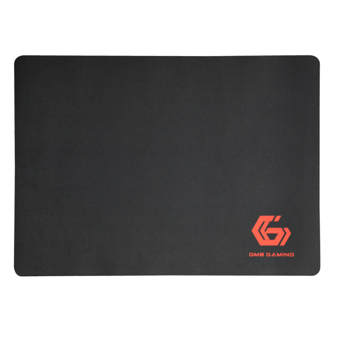 Gembird MP-GAME-M Alfombrilla de ratón para juegos Negro, superficie de alta resistencia, precisión óptima, antideslizante, compatible con ratón óptico/láser