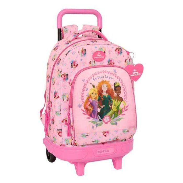 Mochila Escolar con Ruedas Disney Princess Rosa 33 x 45 x 22 cm 0 Mochila Escolar con Ruedas Disney Princess Rosa 33 x 45 x 22 cm 0