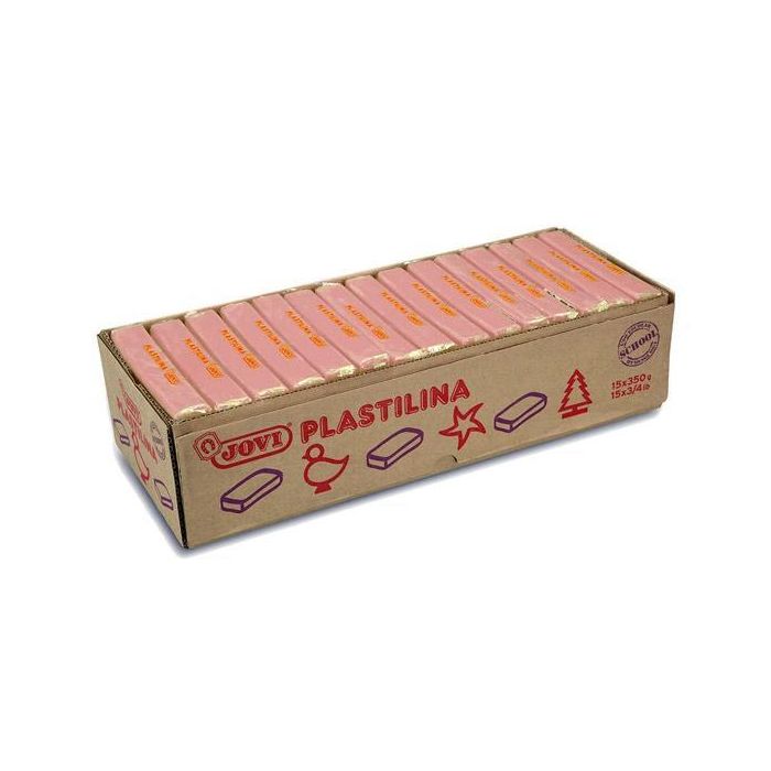 Jovi Plastilina Caja 15 Pastillas 350 gr Unicolor Carne Jovi Plastilina Caja 15 Pastillas 350 gr Unicolor Carne